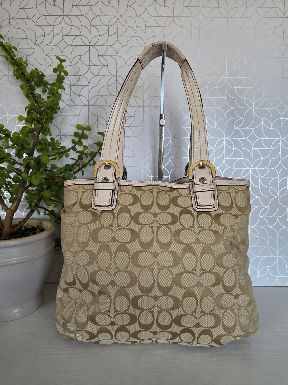Coach Soho Signature Tote Bag - Picture 4 of 12